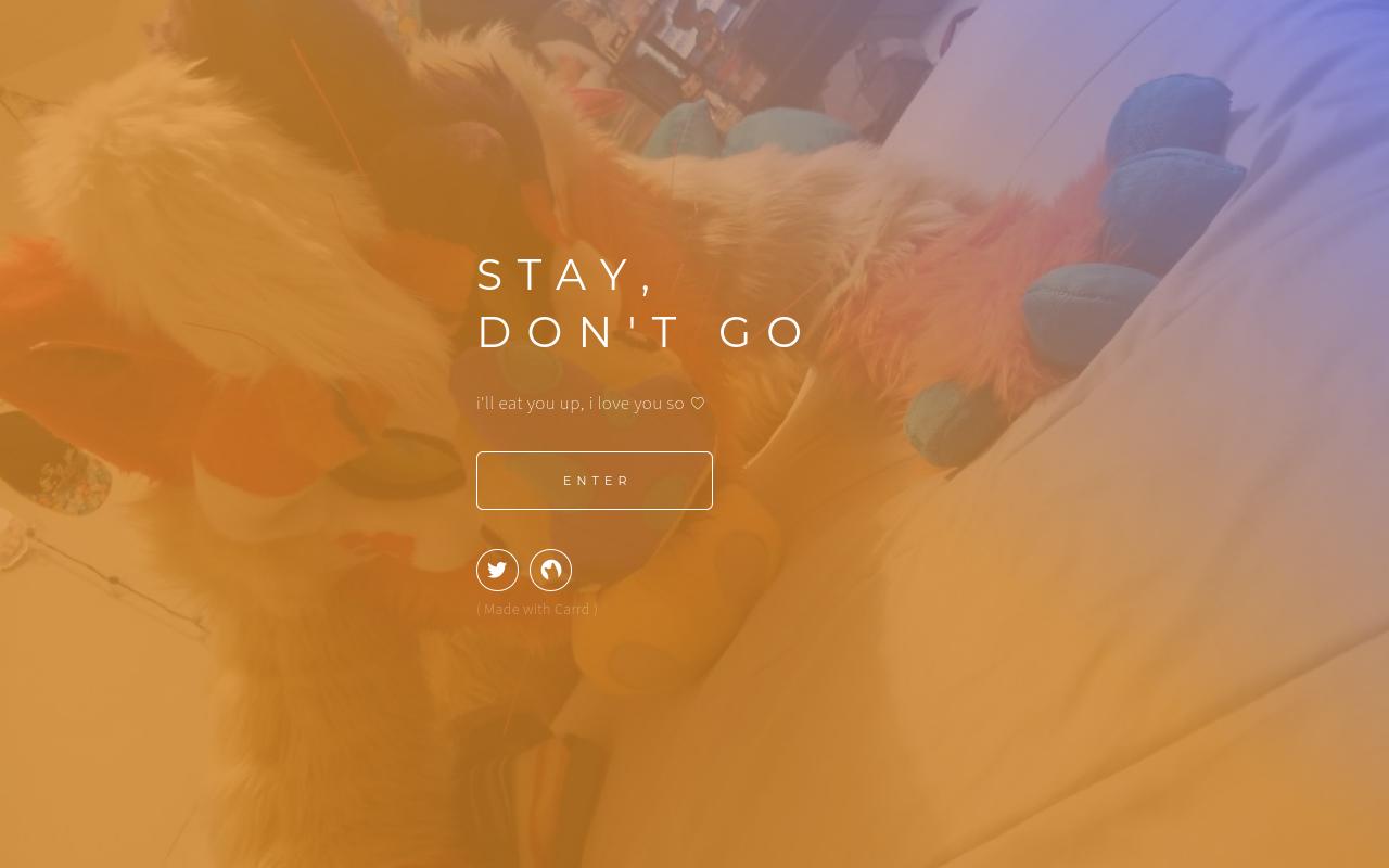 Carrd profile picture for @starving